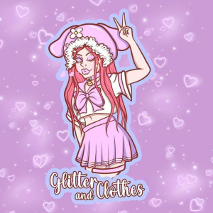 Glitter and clothes