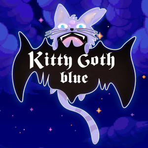 Kitty Goth Blue