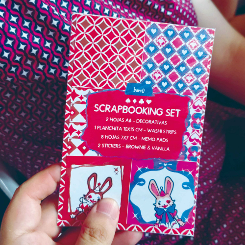 SET BROWNIE - VANILLA DE SCRAPBOOKING