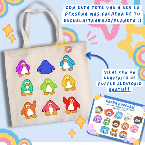 Totebag Club Penguin