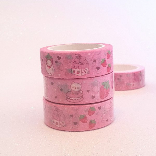 Washi tape frutilla