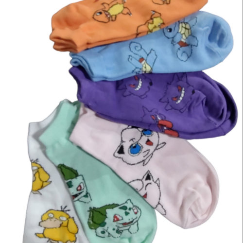 Soquetes de Anime, video juegos, pokemon