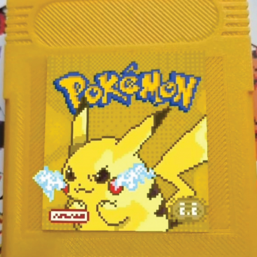Cartucho interactivo de Pokémon Yellow con 20 ministickers