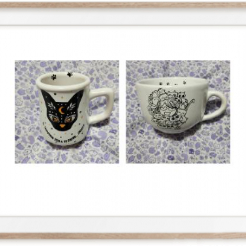 Tazas y tazones de ceramica