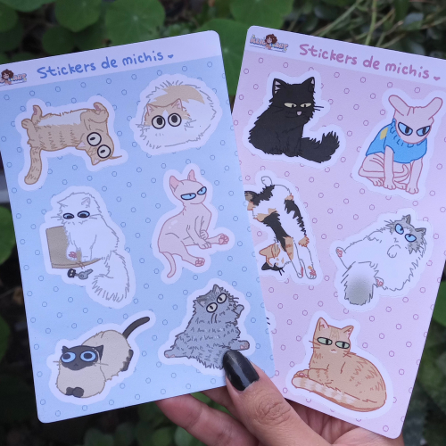 Planchas de stickers de vinilo UV