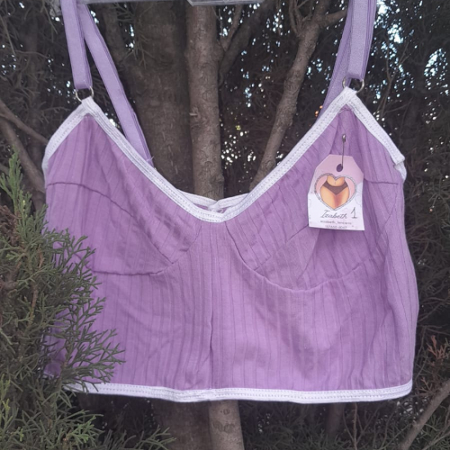 Bustier lila