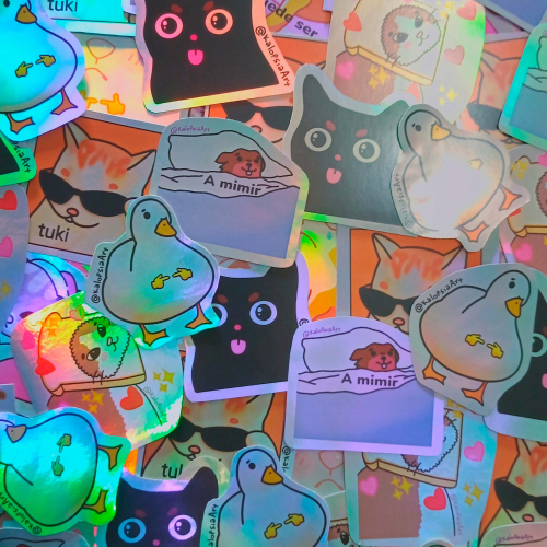Stickers Holo Animemitos