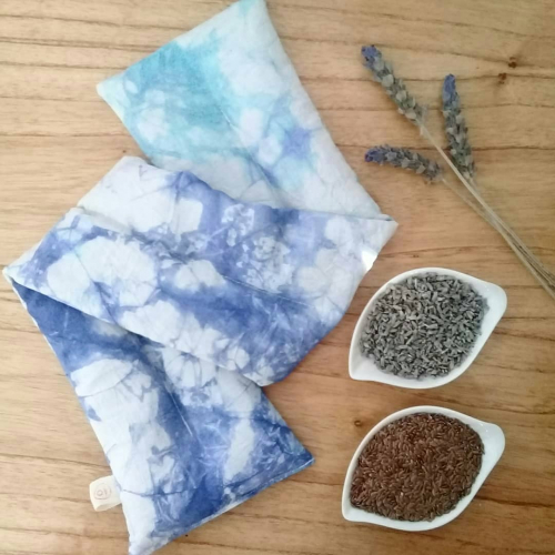 Almohadilla Térmica Con Semillas Y Lavanda Ideal Para Cervical