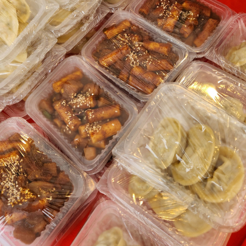 Tteokpokki y Kimchi Mandu