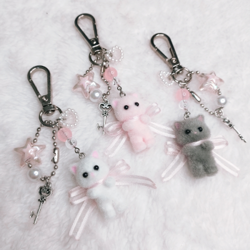 Llaveros Gatito Fluffy