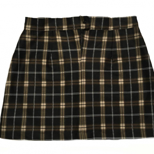 Pollera Recta Marrón
