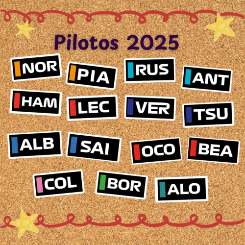 Tags de Pilotos - 2025