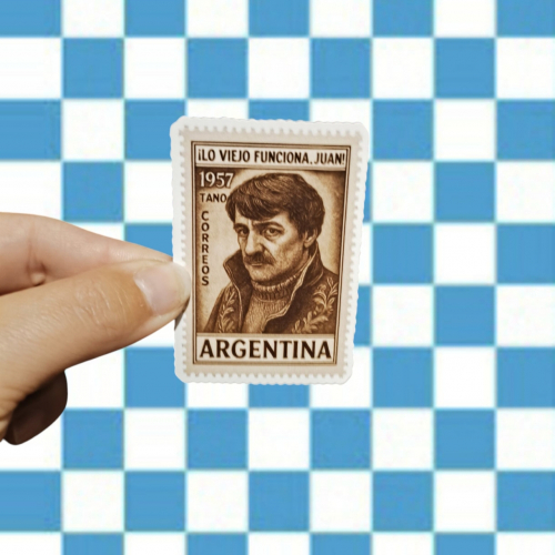 Sticker Vinilo Lo viejo funciona