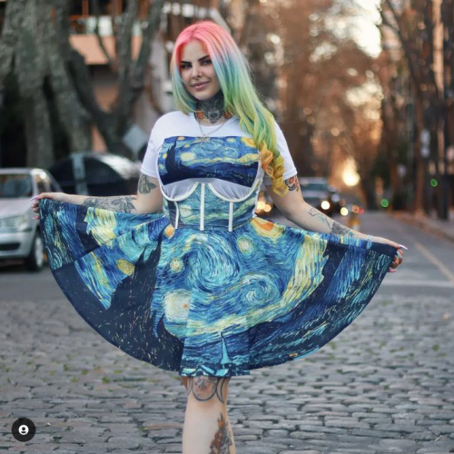 Pollera Van Gogh