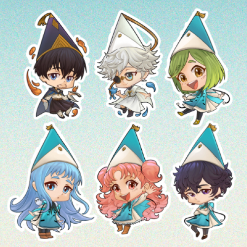 Stickers y LLaveros Atelier