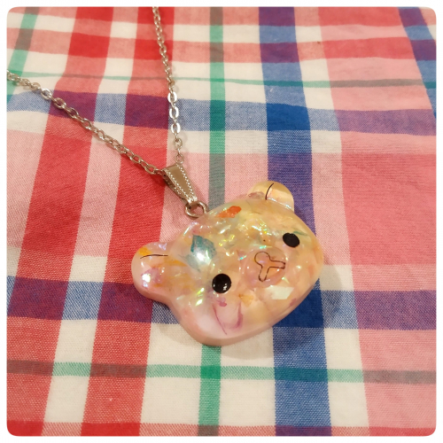 Collar Rilakkuma Amarillo y Rosa