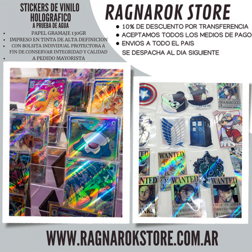 Stickers Vinilo Holografico