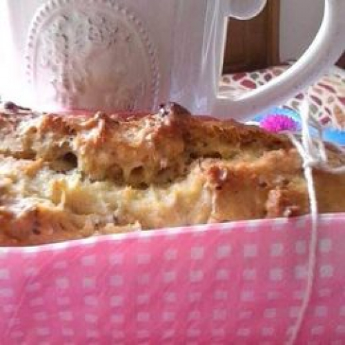 budin de naranja con arandanos organicos