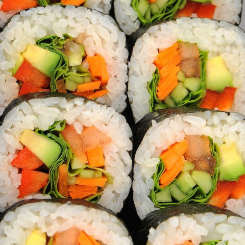 Sushi vegano