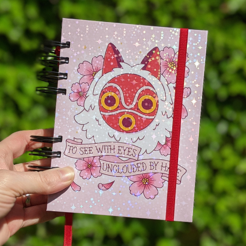 CUADERNO o AGENDA A6 MONONOKE - GHIBLI