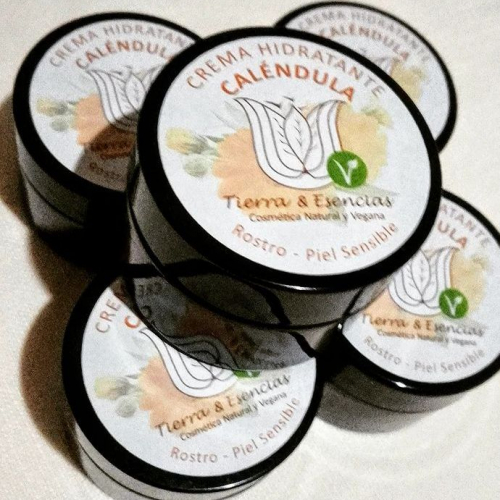 Crema facial de caléndula