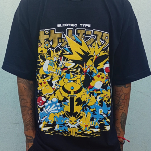 Remera Pokemones Electricos