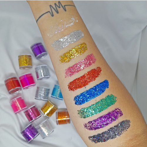 Glitter y gemas