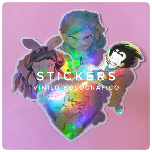 STICKERS HOLOGRAFICOS